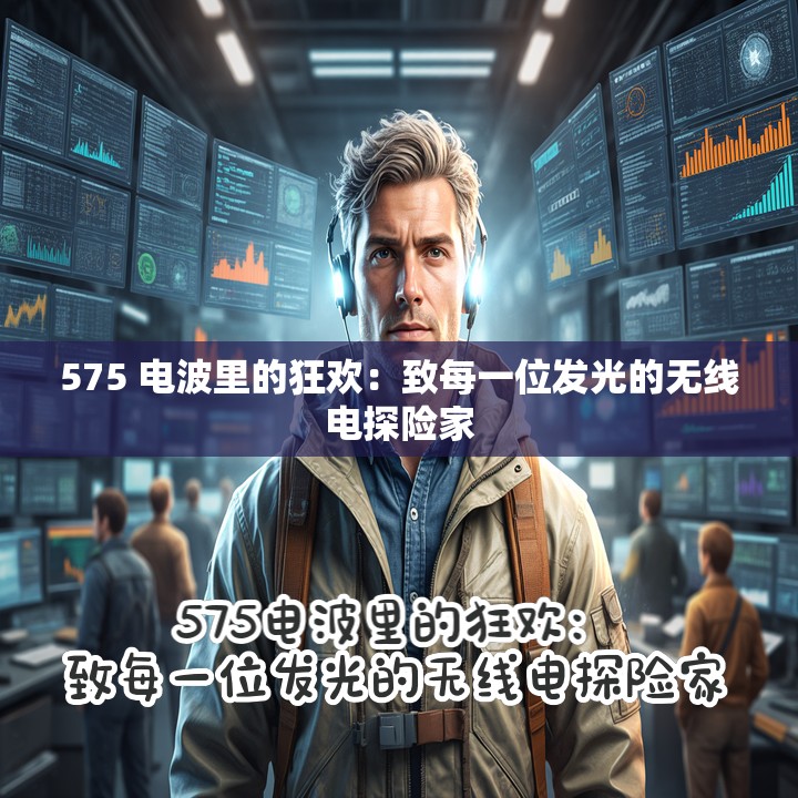 575 电波里的狂欢：致每一位发光的无线电探险家