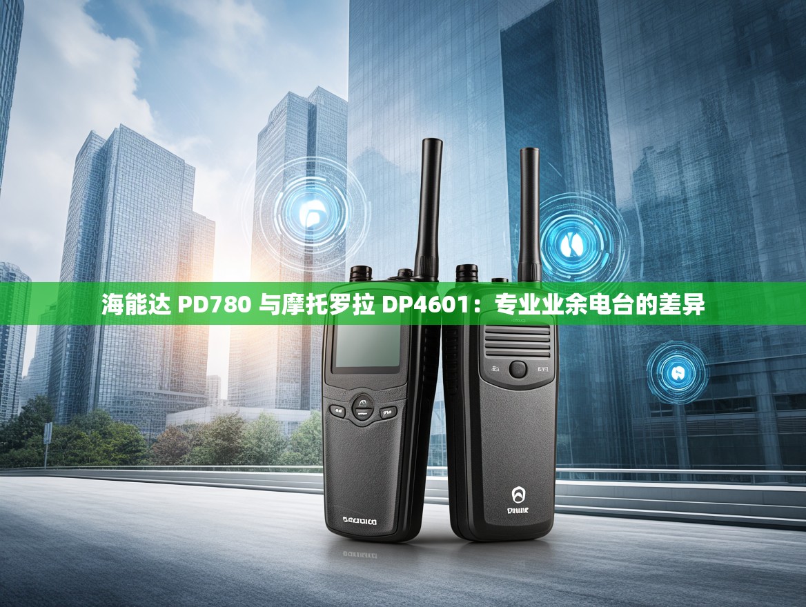 海能达 PD780 与摩托罗拉 DP4601：专业业余电台的差异