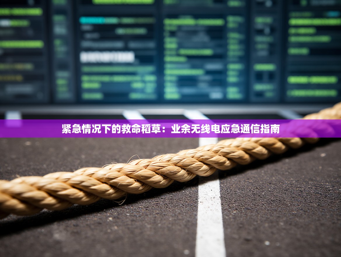 紧急情况下的救命稻草：业余无线电应急通信指南