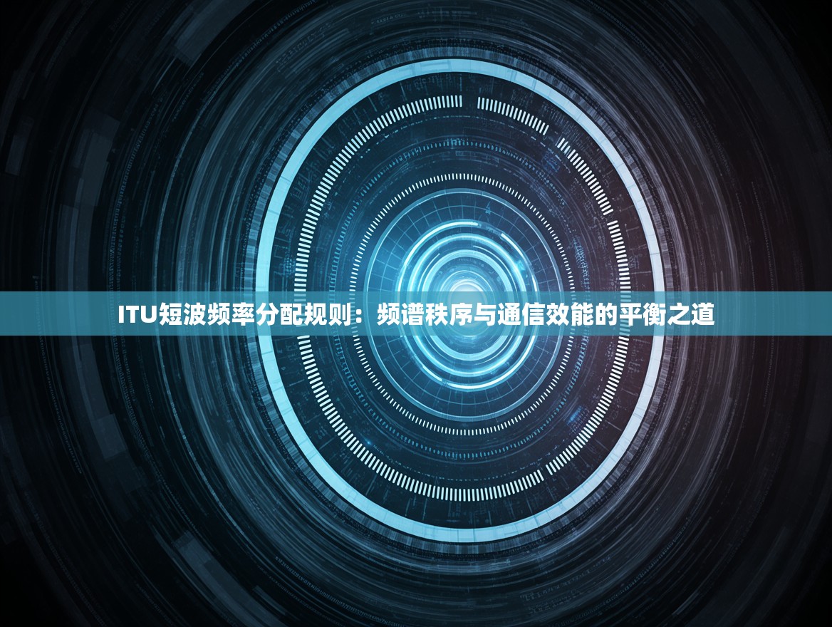 ITU短波频率分配规则：频谱秩序与通信效能的平衡之道