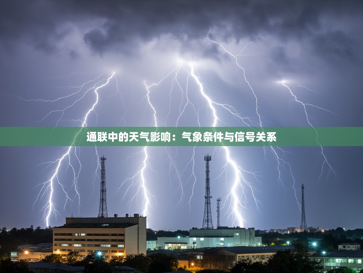 通联中的天气影响：气象条件与信号关系