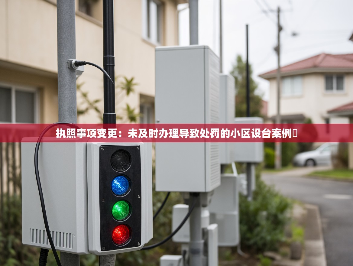 执照事项变更：未及时办理导致处罚的小区设台案例​