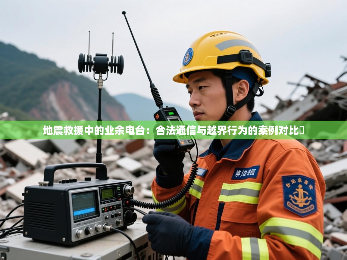 地震救援中的业余电台：合法通信与越界行为的案例对比​