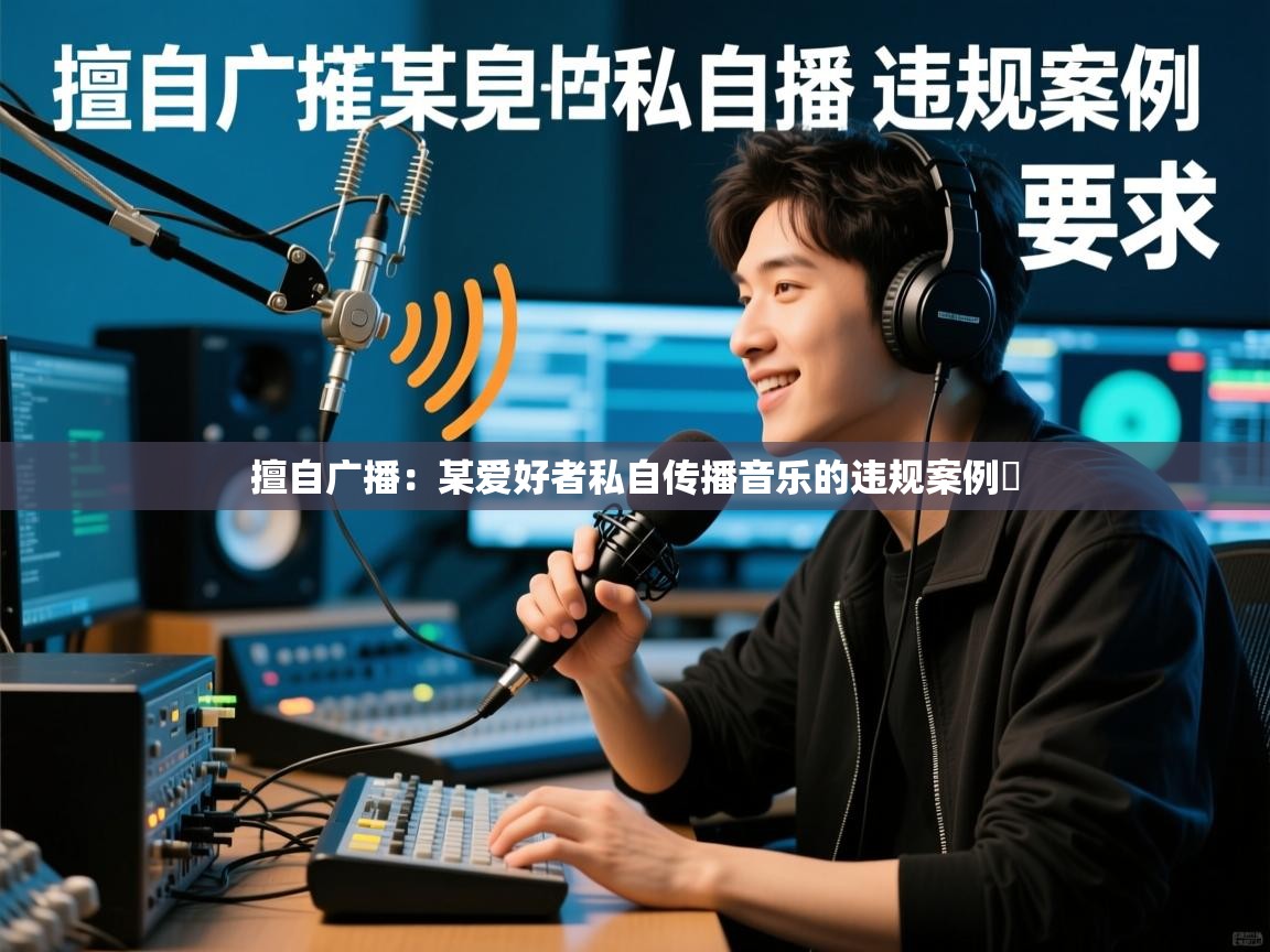 擅自广播：某爱好者私自传播音乐的违规案例​