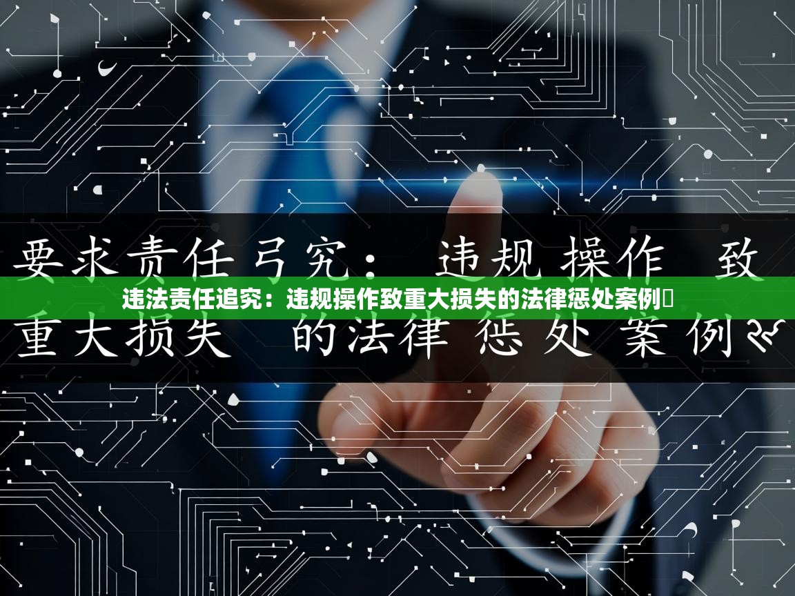 违法责任追究：违规操作致重大损失的法律惩处案例​