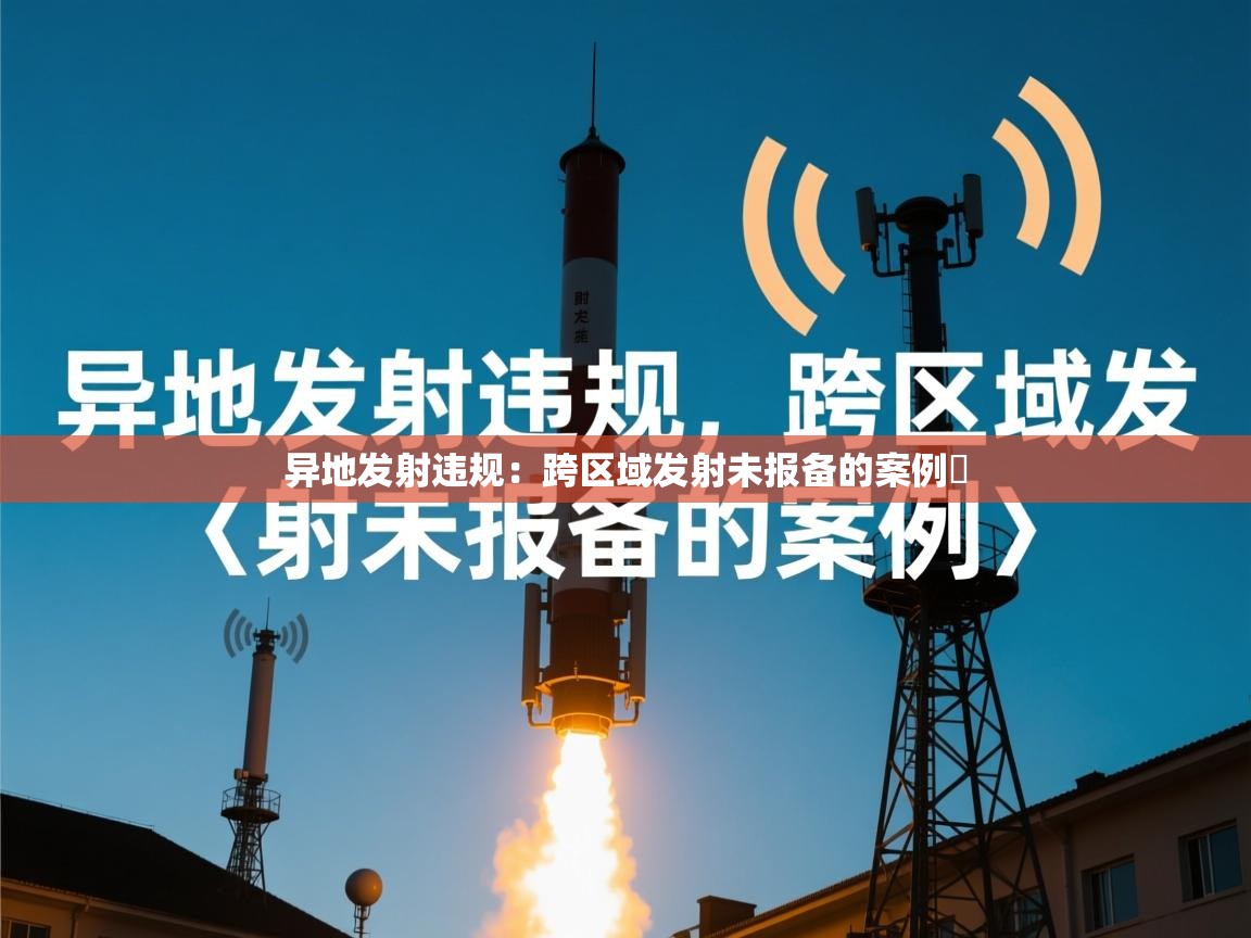 异地发射违规：跨区域发射未报备的案例​