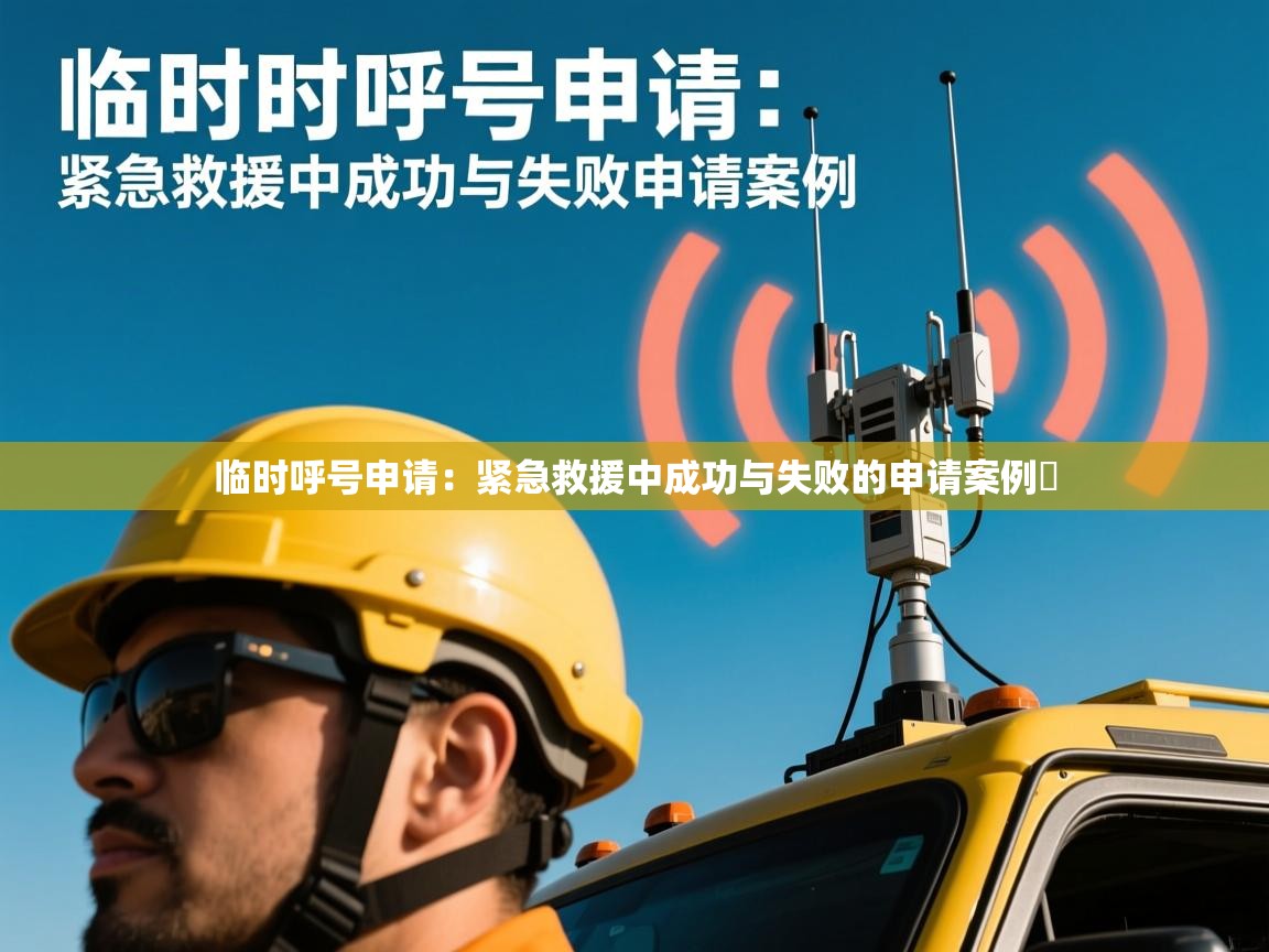 临时呼号申请：紧急救援中成功与失败的申请案例​