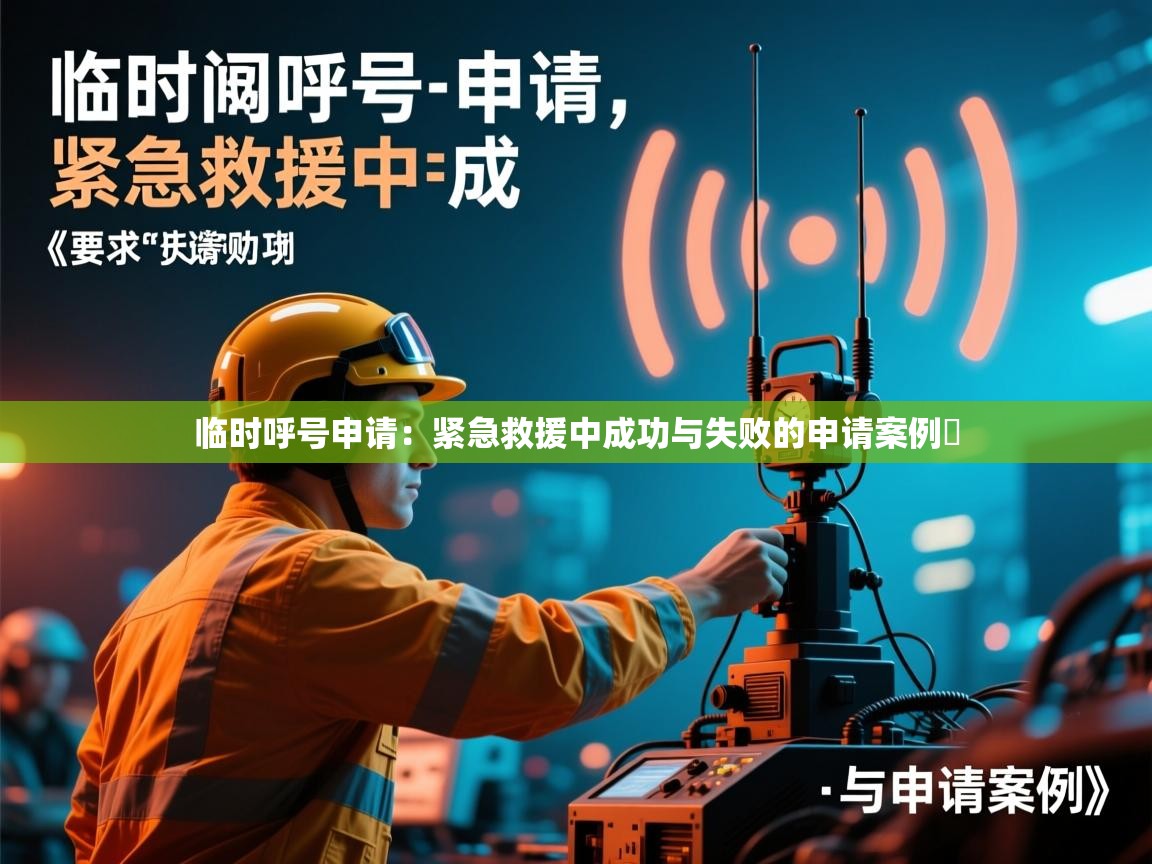 临时呼号申请：紧急救援中成功与失败的申请案例​