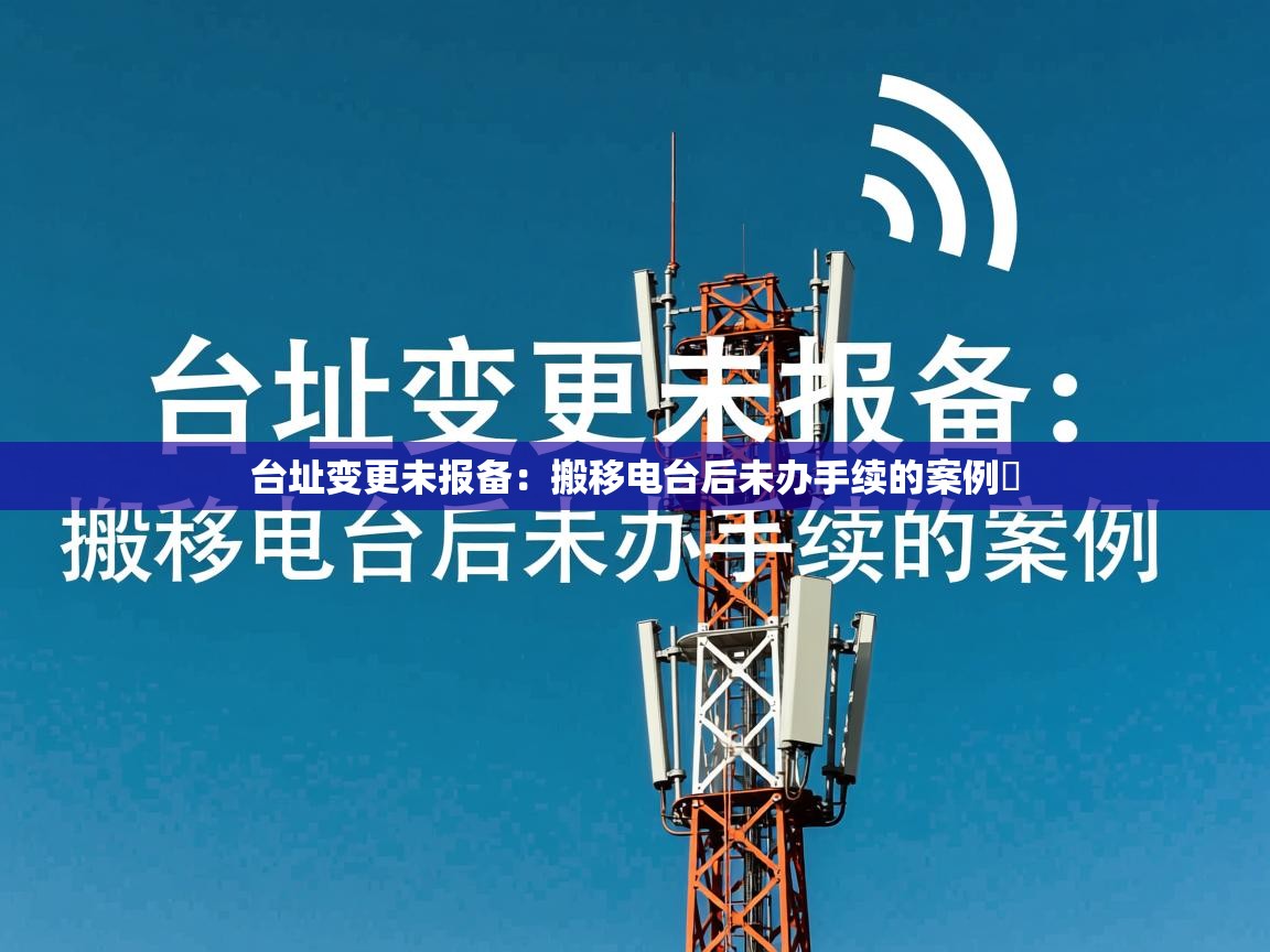 台址变更未报备：搬移电台后未办手续的案例​