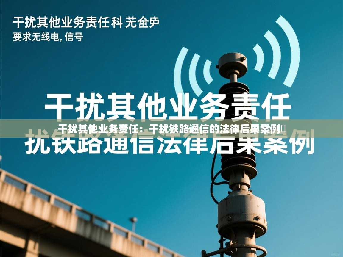 干扰其他业务责任：干扰铁路通信的法律后果案例​