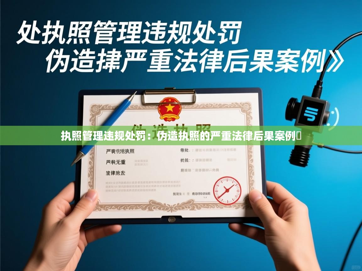 执照管理违规处罚：伪造执照的严重法律后果案例​