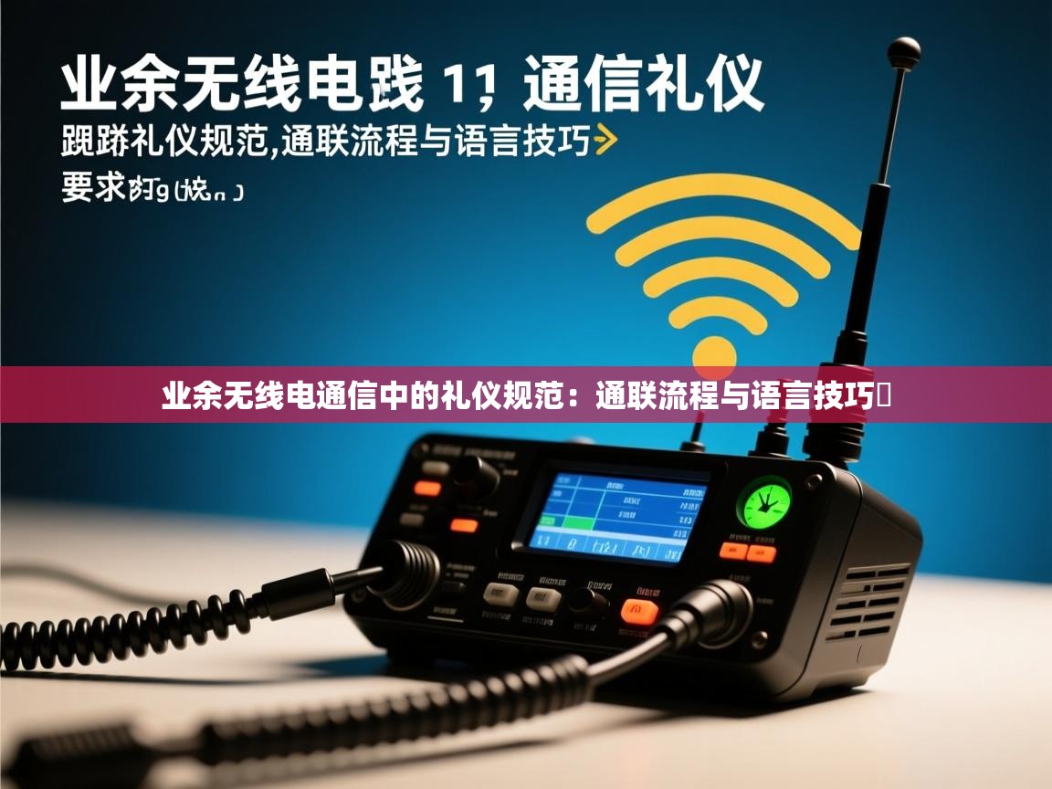 业余无线电通信中的礼仪规范：通联流程与语言技巧​