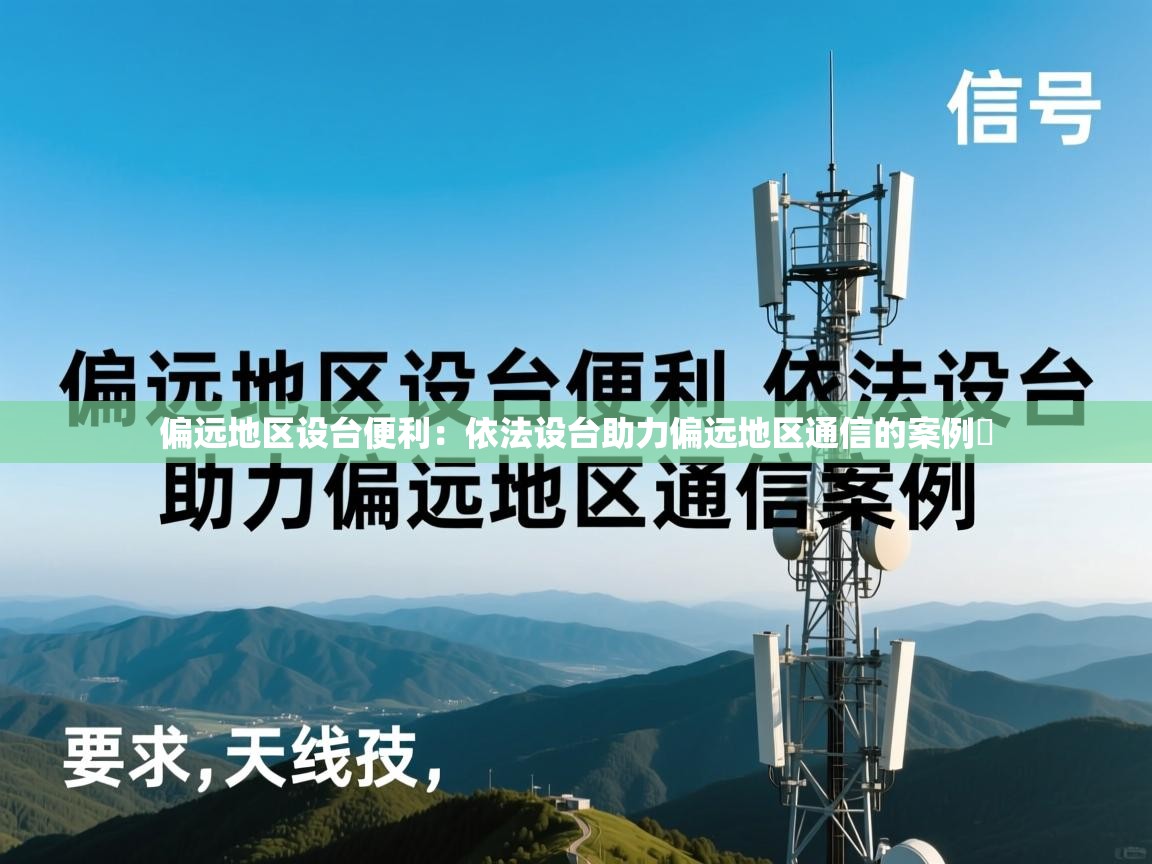 偏远地区设台便利：依法设台助力偏远地区通信的案例​