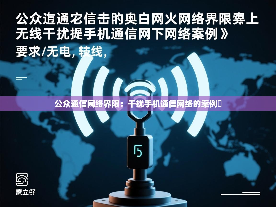 公众通信网络界限:干扰手机通信网络的案例