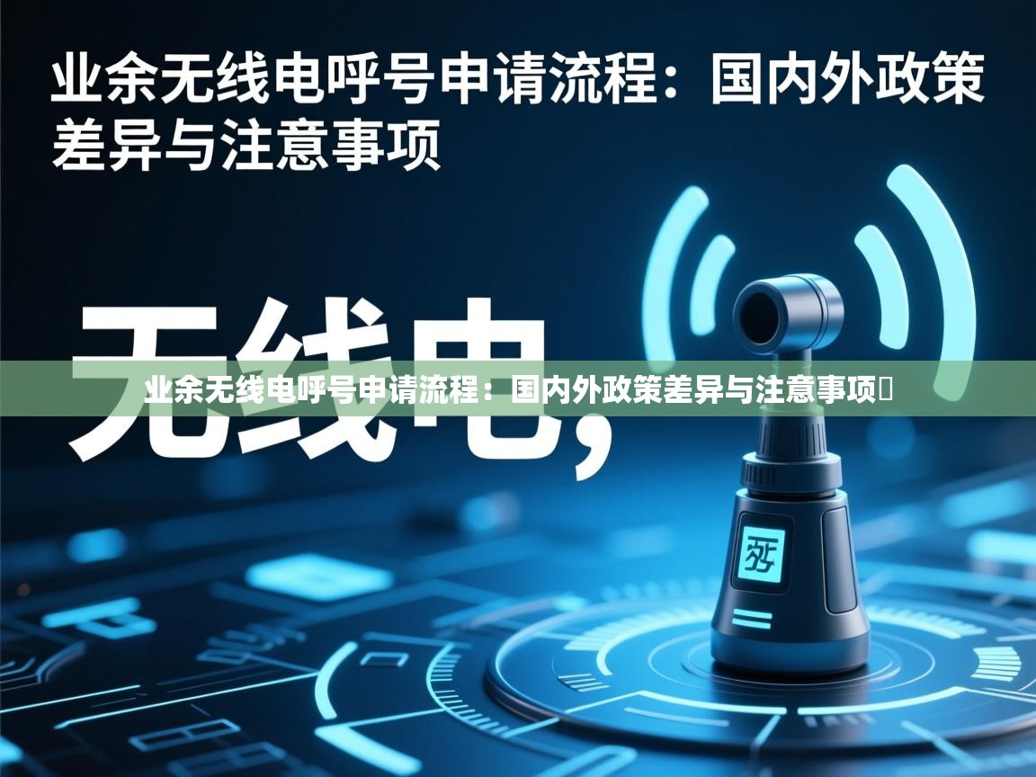 业余无线电呼号申请流程:国内外政策差异与注意事项