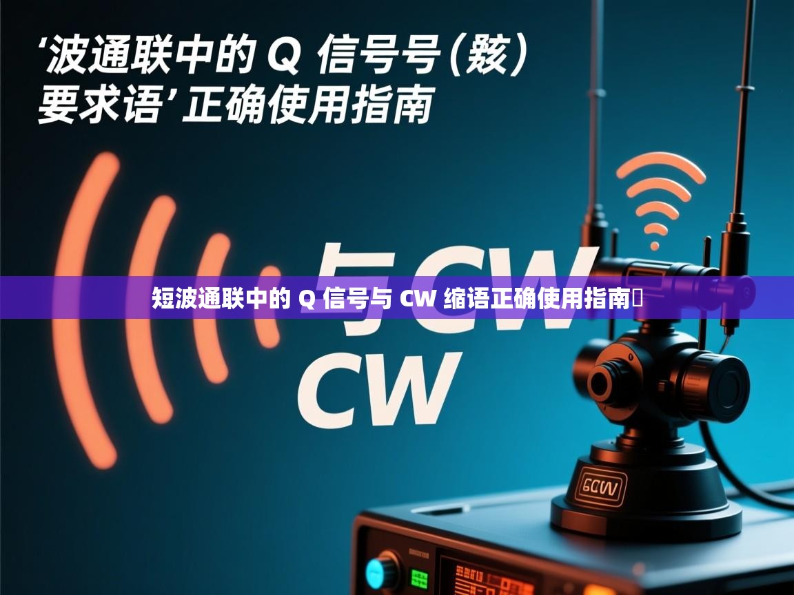 短波通联中的 Q 信号与 CW 缩语正确使用指南​
