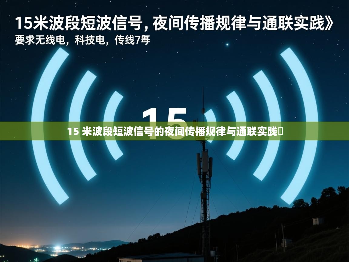 15 米波段短波信号的夜间传播规律与通联实践​