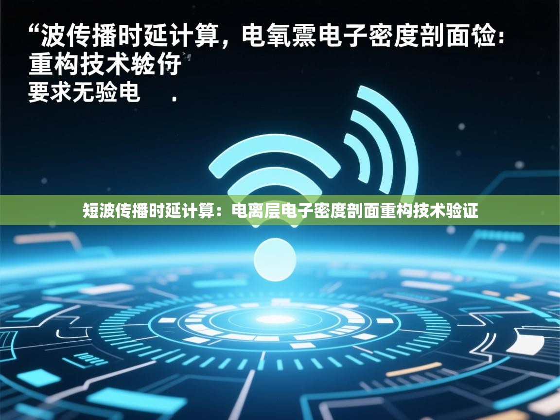 短波传播时延计算：电离层电子密度剖面重构技术验证