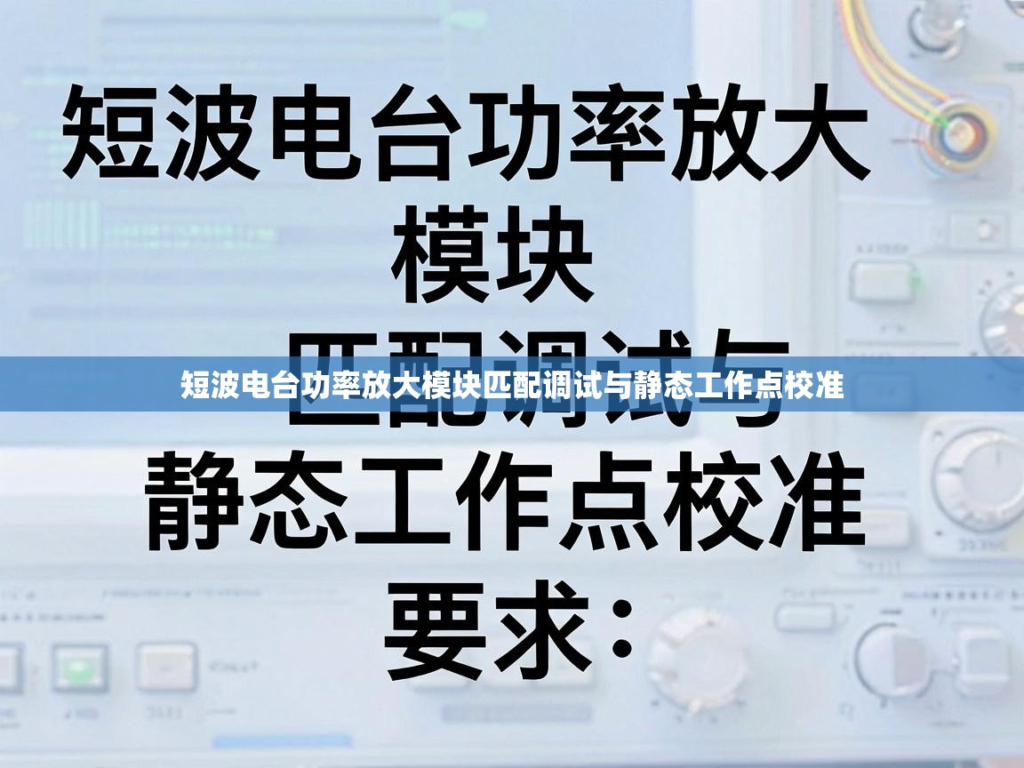 短波电台功率放大模块匹配调试与静态工作点校准 短波电台功率放大模块匹配调试与静态工作点校准