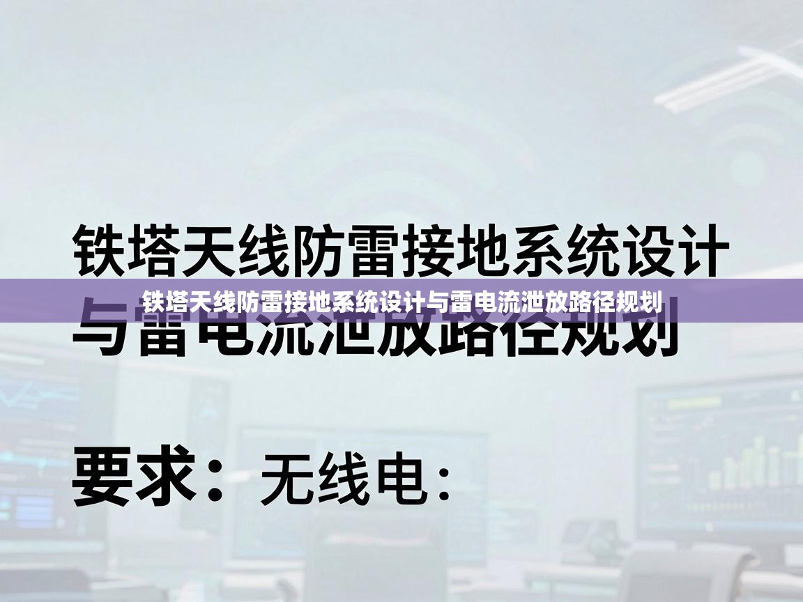 铁塔天线防雷接地系统设计与雷电流泄放路径规划