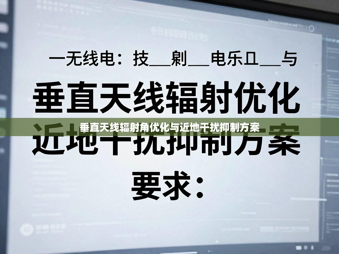 垂直天线辐射角优化与近地干扰抑制方案