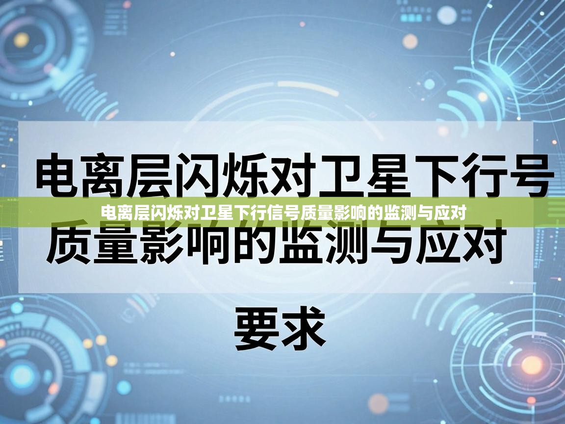 电离层闪烁对卫星下行信号质量影响的监测与应对 电离层闪烁对卫星下行信号质量影响的监测与应对