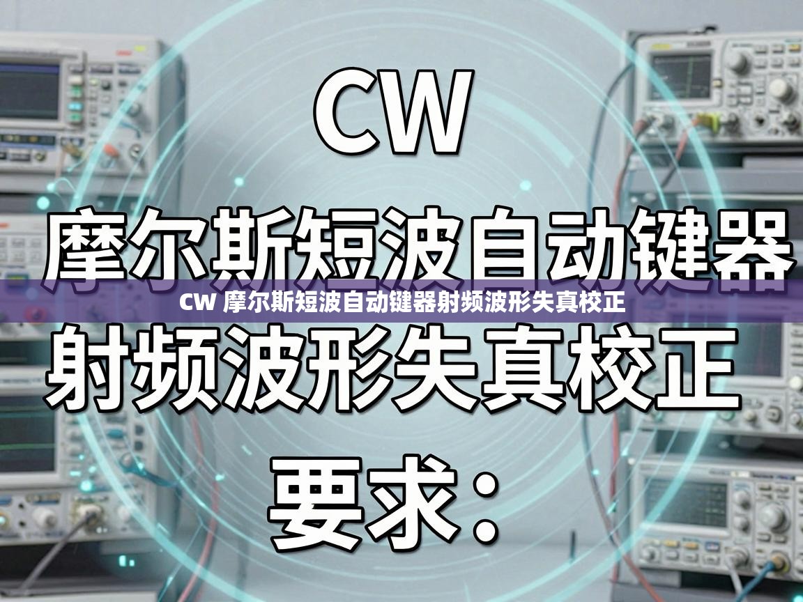 CW 摩尔斯短波自动键器射频波形失真校正