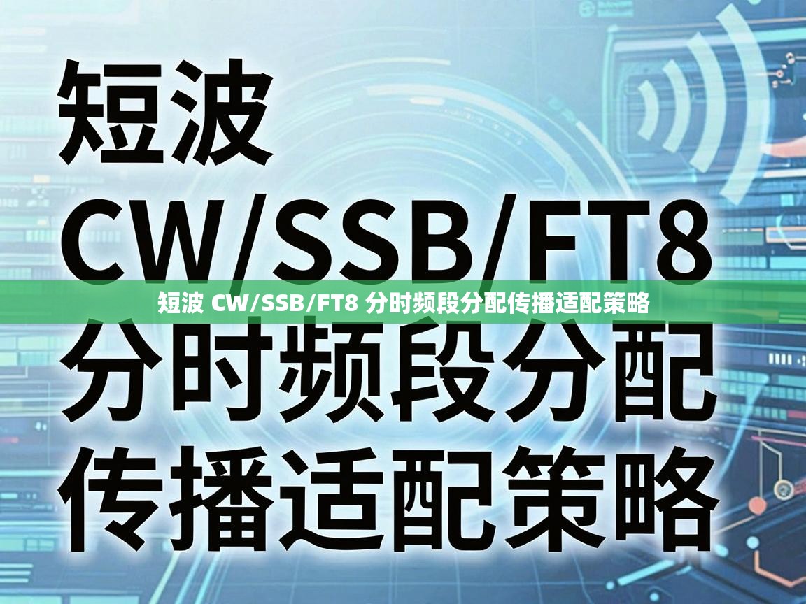 短波 CW/SSB/FT8 分时频段分配传播适配策略