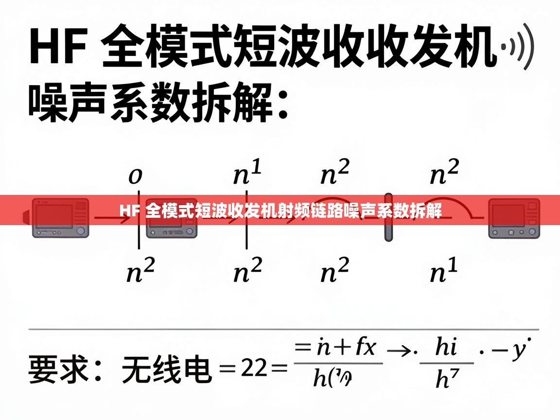 HF 全模式短波收发机射频链路噪声系数拆解