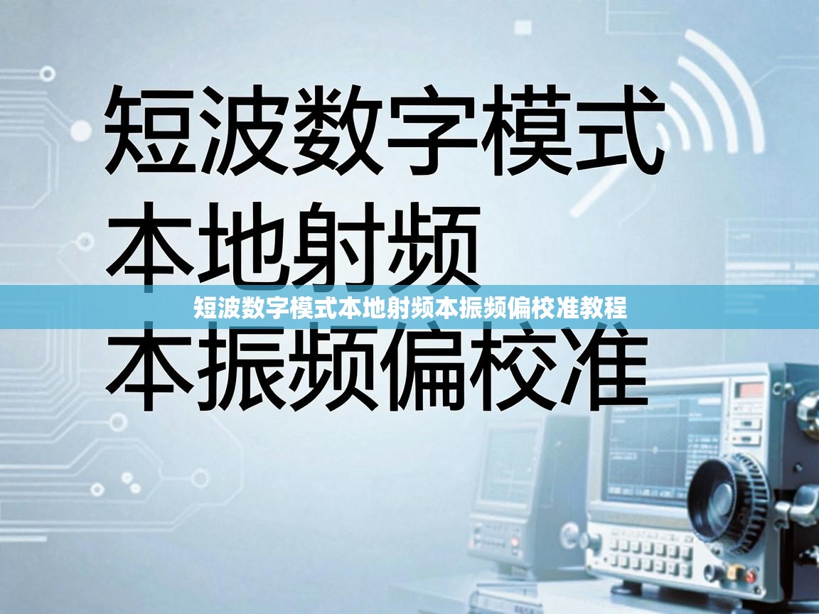 短波数字模式本地射频本振频偏校准教程 短波数字模式本地射频本振频偏校准教程