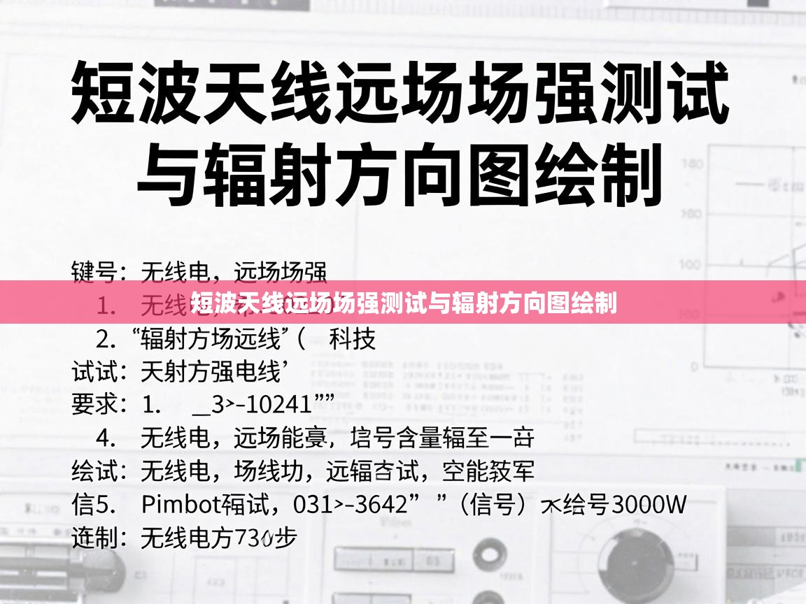 短波天线远场场强测试与辐射方向图绘制