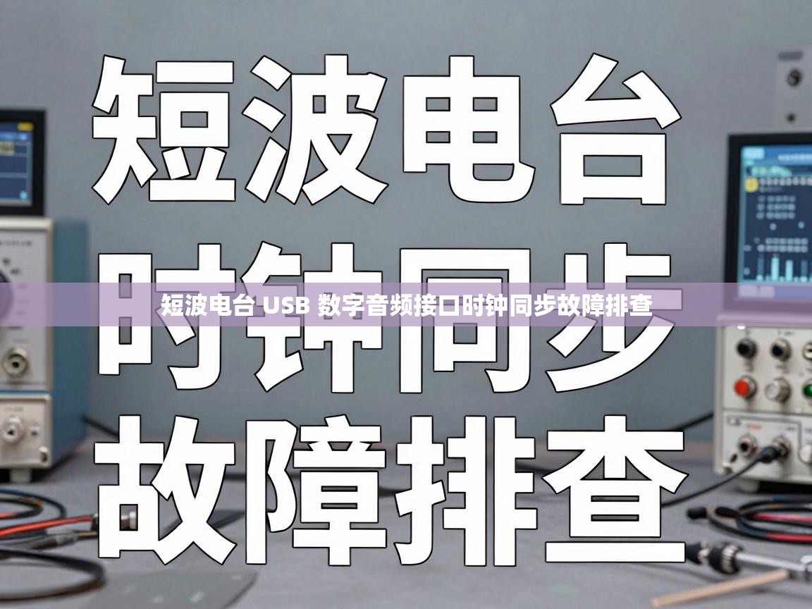 短波电台 USB 数字音频接口时钟同步故障排查