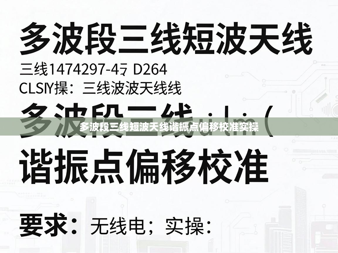 多波段三线短波天线谐振点偏移校准实操