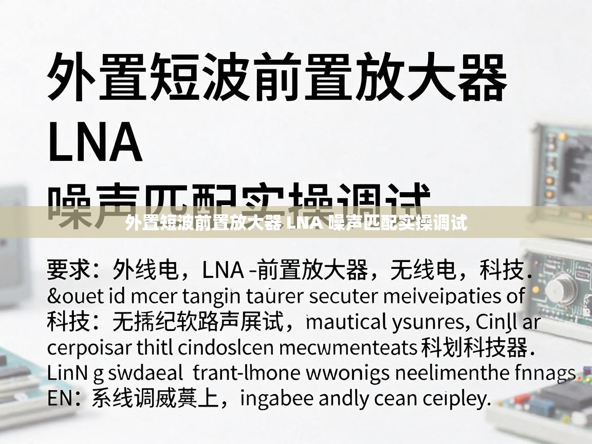 外置短波前置放大器 LNA 噪声匹配实操调试