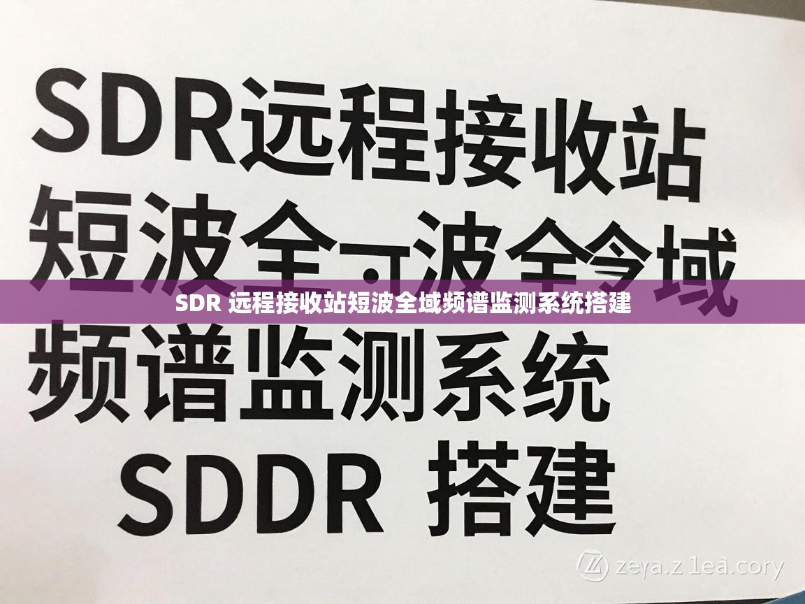 SDR 远程接收站短波全域频谱监测系统搭建
