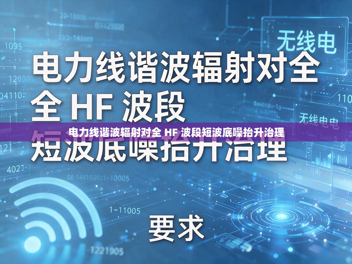 电力线谐波辐射对全 HF 波段短波底噪抬升治理