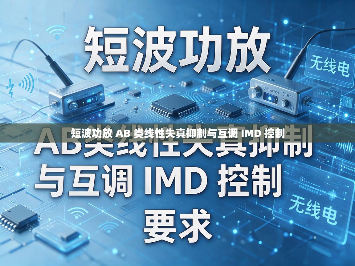 短波功放 AB 类线性失真抑制与互调 IMD 控制