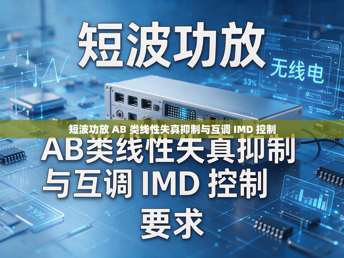 短波功放 AB 类线性失真抑制与互调 IMD 控制