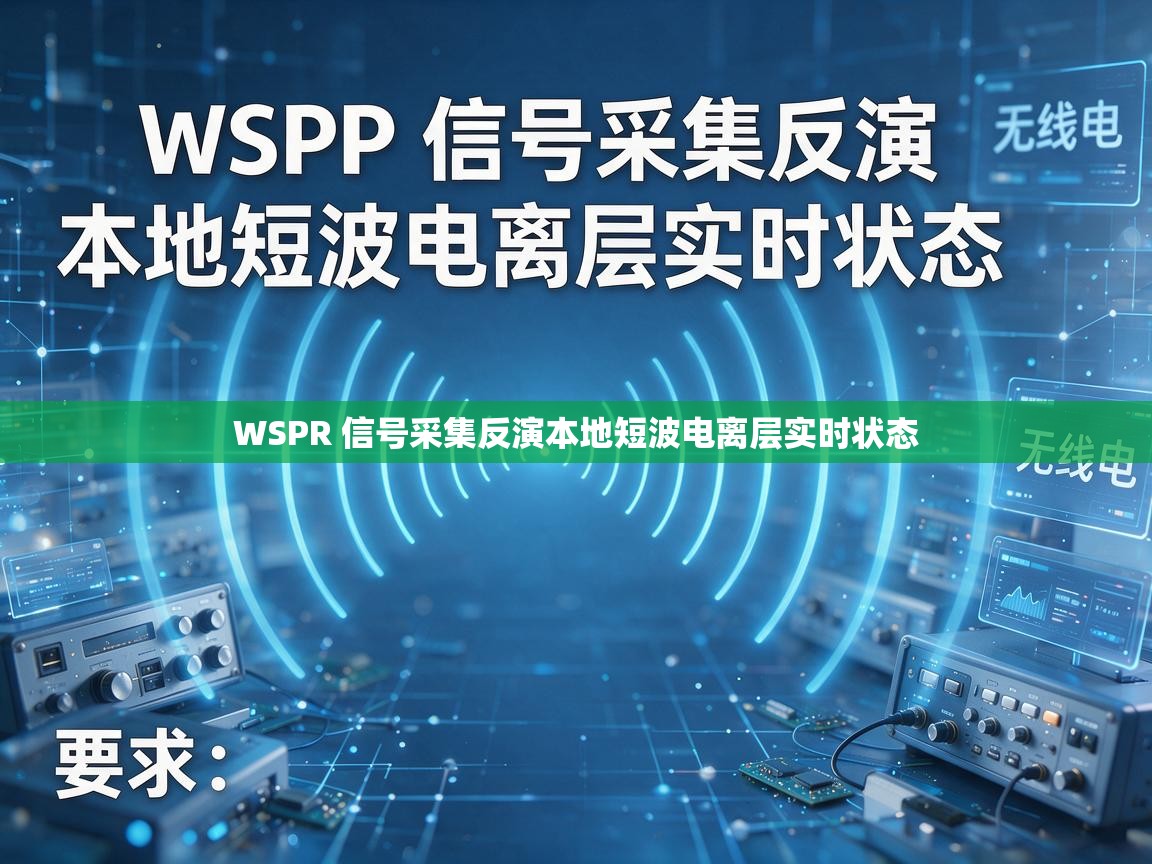 WSPR 信号采集反演本地短波电离层实时状态