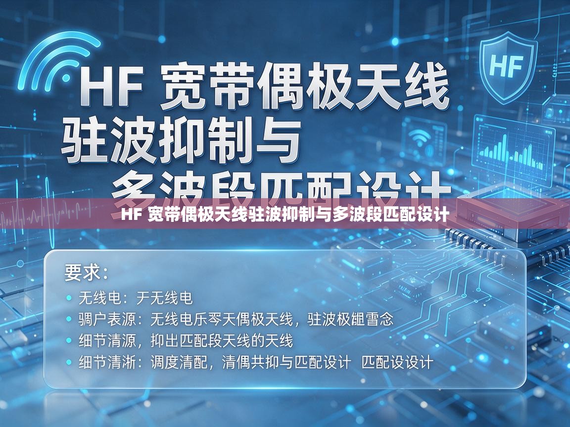 HF 宽带偶极天线驻波抑制与多波段匹配设计