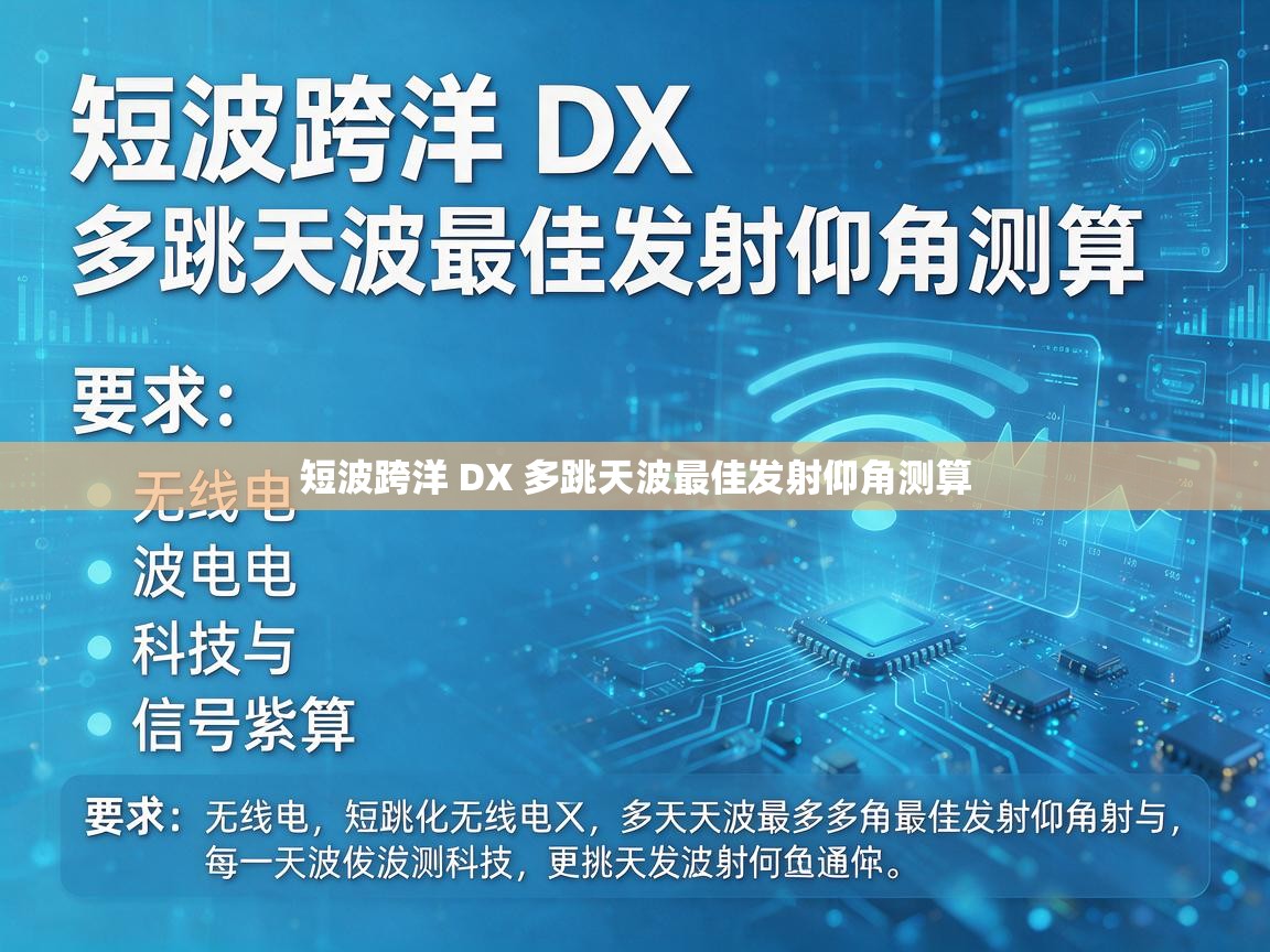 短波跨洋 DX 多跳天波最佳发射仰角测算